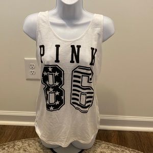 NWOT PINK TANK TOP, size large